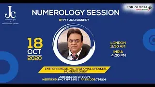 Numerology Session By Mr JC Chaudhry - #Numerologist & #MotivationalSpeaker