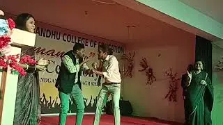 One Act play comedy video on Saraswati Puja Celebration 2024 Full Hd Swami Dharambandhu college HZB