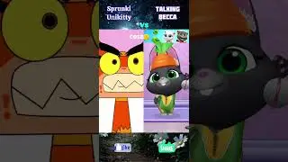 Who Will Win-Sprunki Unikitty vs Talking Becca ? 😂🤣 #sprunki #talkingbecca #funny #vr #games #shorts