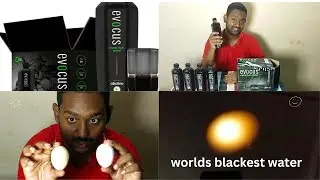 Worlds blackest water||egg colour changes in black water 😲