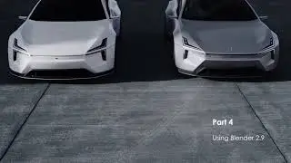 Polestar Precept 3D Car Modeling Timelapse | Blender 2.9 | Part 4