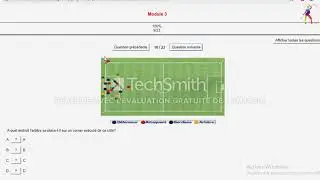 Evaluation sur le placement et déplacement d'un arbitre de football