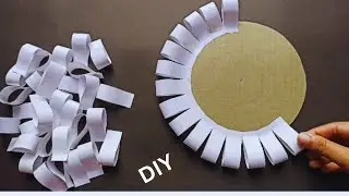 🌸Super Easy Paper Flower Hanging | Trending Idea | Paper Craft | Quick and Easy Paper Wall Hanging