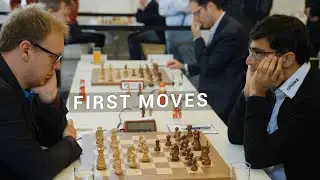 Vishy Anand vs Markus Ragger | First Chess Moves