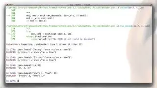 Escaping JSON in Python - Web Development