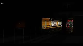 ROBLOX Railfanning at PTA Subway C&M S59E11: R27 (Q), R143 (Q) and R160A (R) Trains at Calgary St
