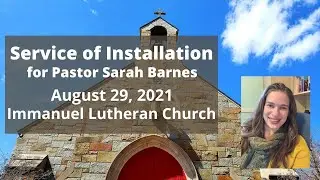 Service of Installation - Sunday, August 29 at 3:00 pm