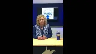 WVSSPA President, Linda Thompson, speaking about the 2018 Legislative session