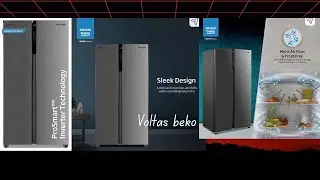 Voltas Beko 563 L Side by Side Refrigerator | Frost Free INOX RSB585/FPV300RXID Unboxing