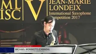 Londeix 2017 - Michael Morimoto (Canada) - I Preambolo by Sigfrid Karg Elert