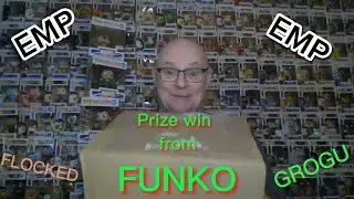 Flocked Grogu from EMP & Prize win from Funko