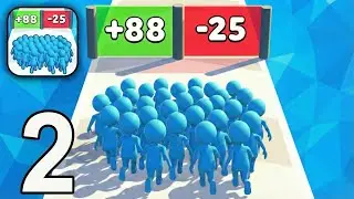 Count Masters: Crowd Runner 3D &ndash; Gameplay Walkthrough Part 2 - Tutorial & Crowd (Android & iOS)
