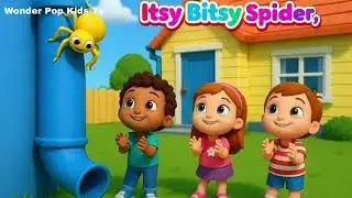 🕷️ Itsy Bitsy Spider | Nursery Rhymes & Kids Songs | Wonder Pop Kids Tv 🌞🌧️
