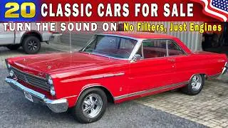 20 Classic Cars for Sale That Sound Too Good to Ignore🚗💥 Real