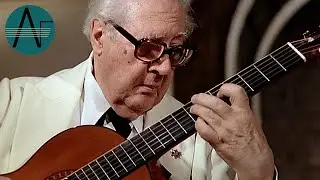 Andrés Segovia: Albeniz - Asturias - Leyenda (Alcázar Palace in Sevilla, 1976)