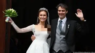 Prince Ludwig of Bavaria marries Oxford criminology student Sophie-Alexandra Evekink, 32, in lavish