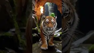 Tiger and frog&rsquo;s spooky cave adventure hits different! 🐅🐸