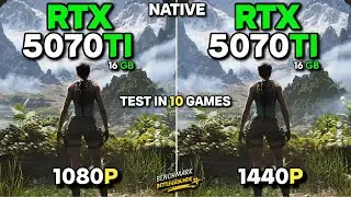 RTX 5070TI - 1080P VS 1440P Comparison!!
