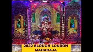 UNIQUE GANPATI DECORATION 2022 LONDON MAHARAJA#अद्वितीय गणपती सजावट 2022 लंडन चा गणपती महाराज