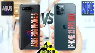 ASUS ROG PHONE 5 VS IPHONE 12 PRO MAX
