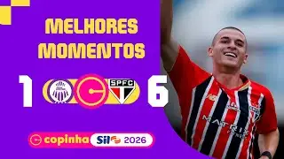 REAL SOCCER 1 X 6 S&Atilde;O PAULO | MELHORES MOMENTOS | 3&ordf; RODADA | COPINHA SIL 2026