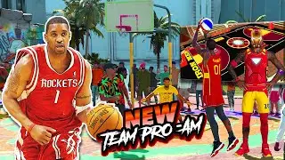 FIRST Time Bringing My 6'8 Tracy McGrady Build Into TEAM PRO AM / NBA 2K24