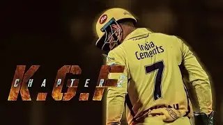 MSD Birthday Mashup 2025| Dhoni Birthday KGF X Mashup|JTS CUTZ 