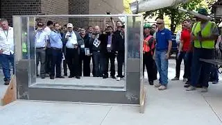 Self Consolidating Concrete   U box demo - Practical Videos of Self Consolidation Concrete