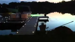 Dek-Dots at night with Deep Glow Fish Light