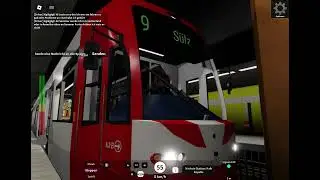 Linie 9 von Autobahn zu K&ouml;ln Messe Deutz kvb  bombadierer K4500