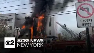 Fire in Queens sends four people, including three firefighters, to hospital