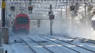 Disco Depeche Mode - Enjoy Winter Wheel train Swiss travel remix