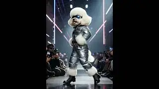 When your AI dog walks fashion show #art #aipets #aivideo #funny #fashion #ai #dog #fyp #dogs