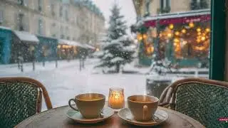 Snowy Morning Coffee Jazz & Bossa Nova | Warm Caf&eacute; Background for Study and Productivity