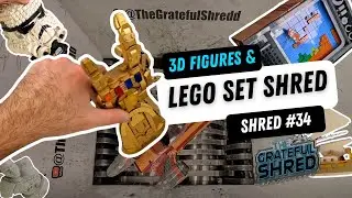 LEGO Builds Obliterated by Industrial Shredder &ndash; Crunchy Plastic Chaos