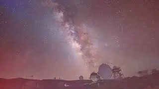 4K Relaxing Evening Starscape Peaceful Starry Sky Loop for Sleep & Relaxation ( 4 Hours )