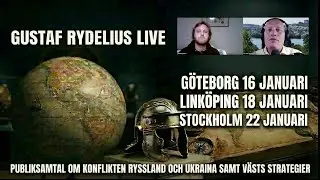 Tr&auml;ffa Gustaf Rydelius LIVE i G&ouml;teborg, Link&ouml;ping och Stockholm!