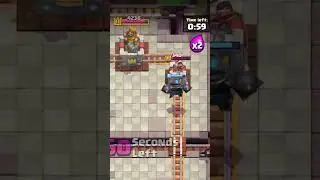 Mega Knight VS Princess Tower in #clashroyale