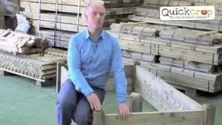 Timber Raised Beds For Vegetable & Flower Gardening