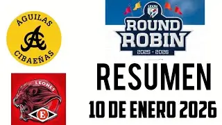 Leones del Escogido vs Aguilas Cibae&ntilde;as 10 de Enero 2026