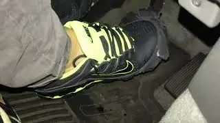 More Sockless Driving Wearing Trashed Ripped Open Nike Reax Running Shoes