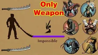 Only Composite Sword Challenge | Shadow🆚 All Bosses | Top Tech