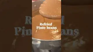 Refried Pinto beans don&rsquo;t have to be complicated. #refriedpintobeans #beans #recipe #mexicanfood
