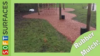 Rubber Mulch Installation in Stretford, Manchester