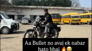 Aa Bullet no avaj ek nabar hato bhai 🔥🤘🏻😂#vlog #viral #viralvideos #trending #bullet350 