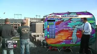 Cameron's Weather Road Show at Titletown