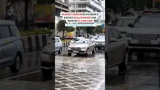 Mukesh Ambani buys ₹9 Crore India&rsquo;s safest car 🙊 || #shorts #yt #ytshorts #mercedes #ambani #viral