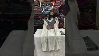 🦋🌱Ajrakh Leaf Kurti🦋🌱📌 #desicouture #ethnicprints #indiandesigner
