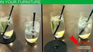 SUMPRI Coasters For Drinks -Silicone Drink Coasters Set of 6