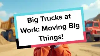 Big Trucks at Work: Moving Big Things!